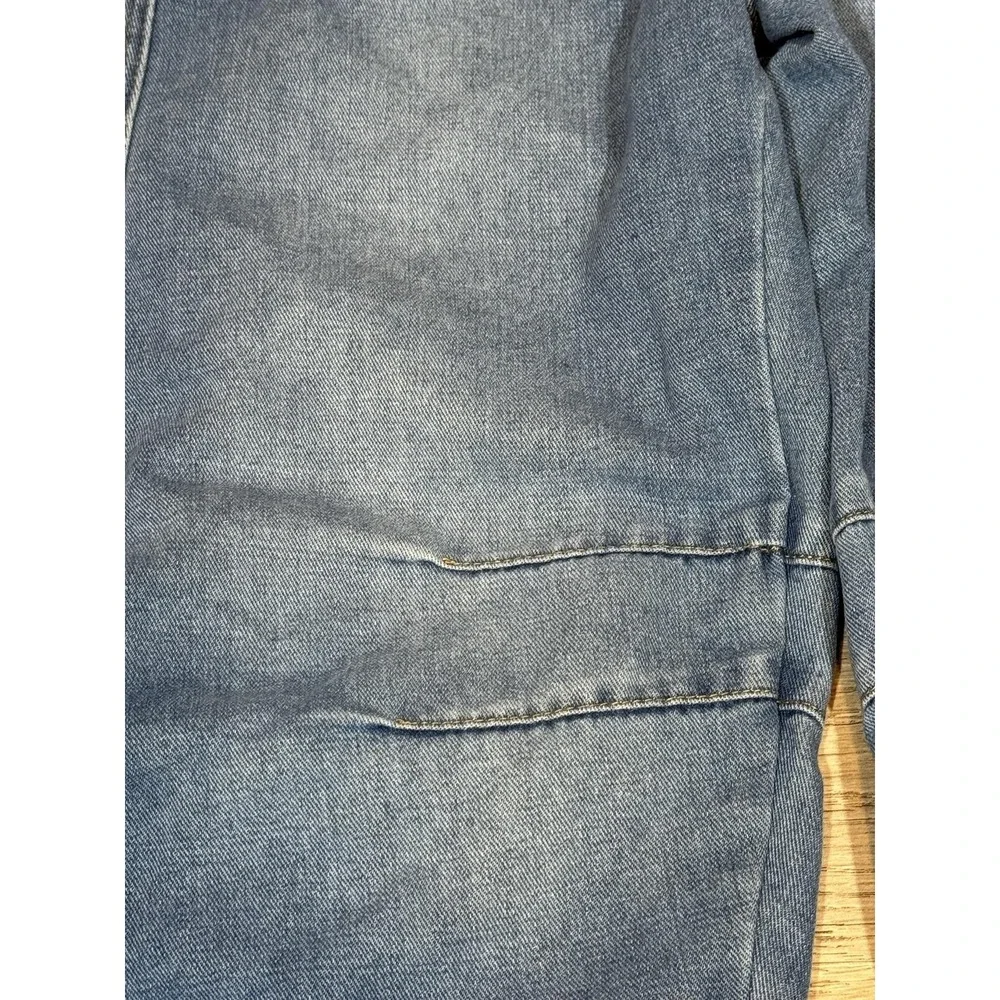 Denim Bib Overalls Womens Small Blue 100% Cotton Utility Workwear Pockets Casual